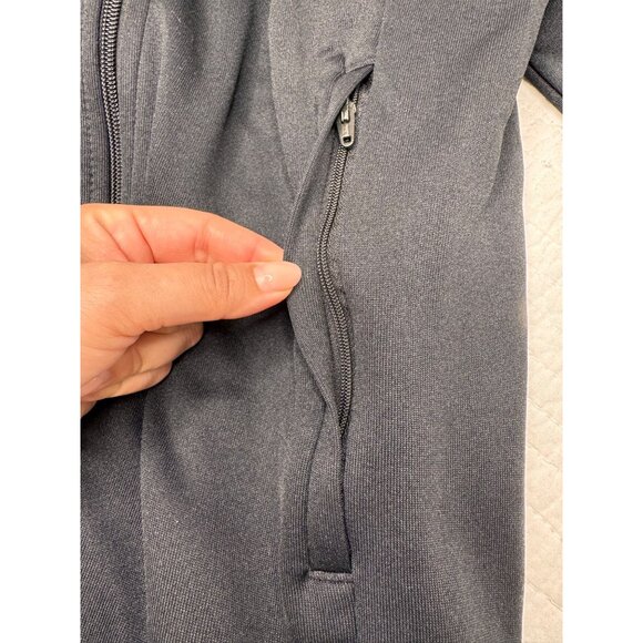 Adidas Black/White Logo Full Zip Up Jacket Men’s Size Small - Picture 7 of 7